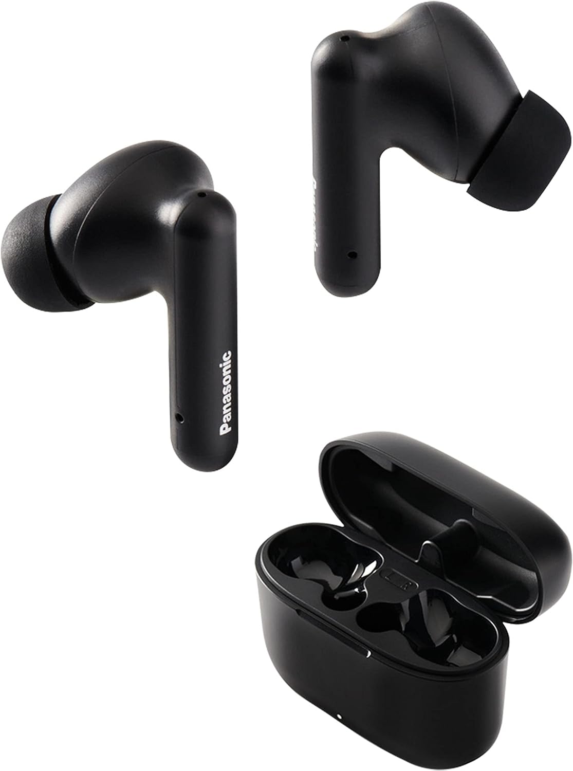 Panasonic RP-BTS35E Auricular para móvil Biauricular Gancho de Oreja Negro - Auriculares 