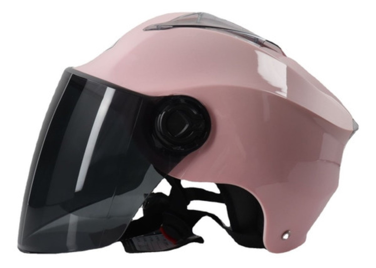 Casco De Motocicleta Eléctrica Para Mujer  ROSA 