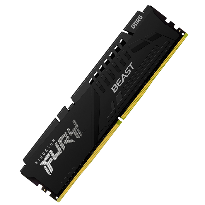 Memoria RAM DDR5 8GB 4800MT/s KINGSTON FURY BEAST Negro KF548C38BB-8