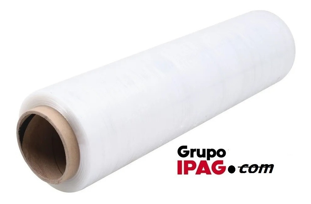 Pack De 2 Rollos De Playo Emplaye Grueso Polistretch Material de Empaque y Embalaje 18 pulgadas Calibre 80 1100 ft 6 Kg