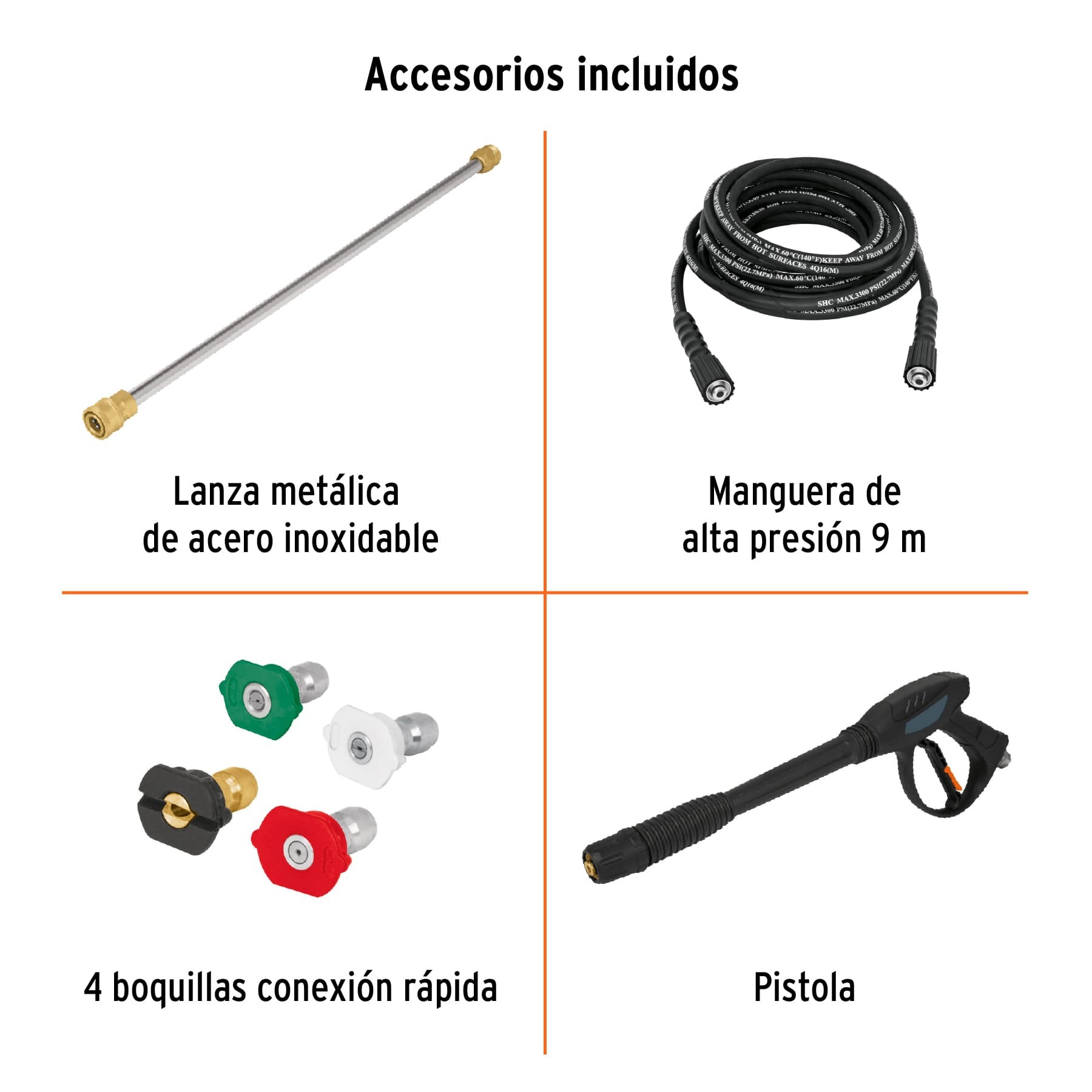HIDROLAVADORA CON MOTOR A GASOLINA, 2,800 PSI, TRUPER 12908