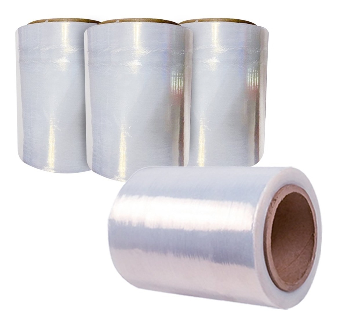 Pack 4 Rollos de Playo 5in Emplaye Polistretch Material de Empaque y Embalaje Calibre 70 800 ft 3 Kg