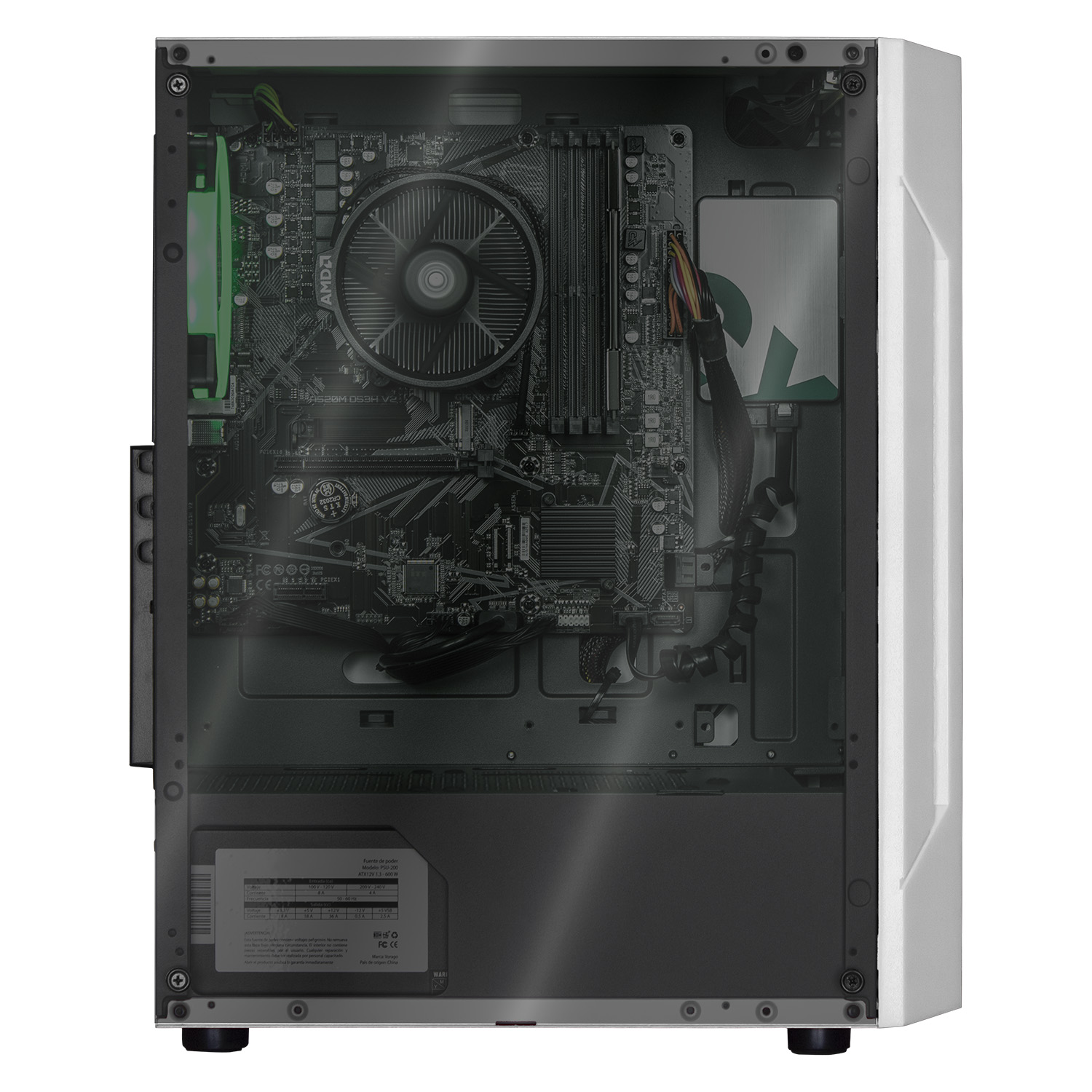 Xtreme PC Gaming AMD Radeon Vega Renoir Ryzen 7 5700G 16GB SSD 500GB Monitor Curvo 23.8 WIFI White