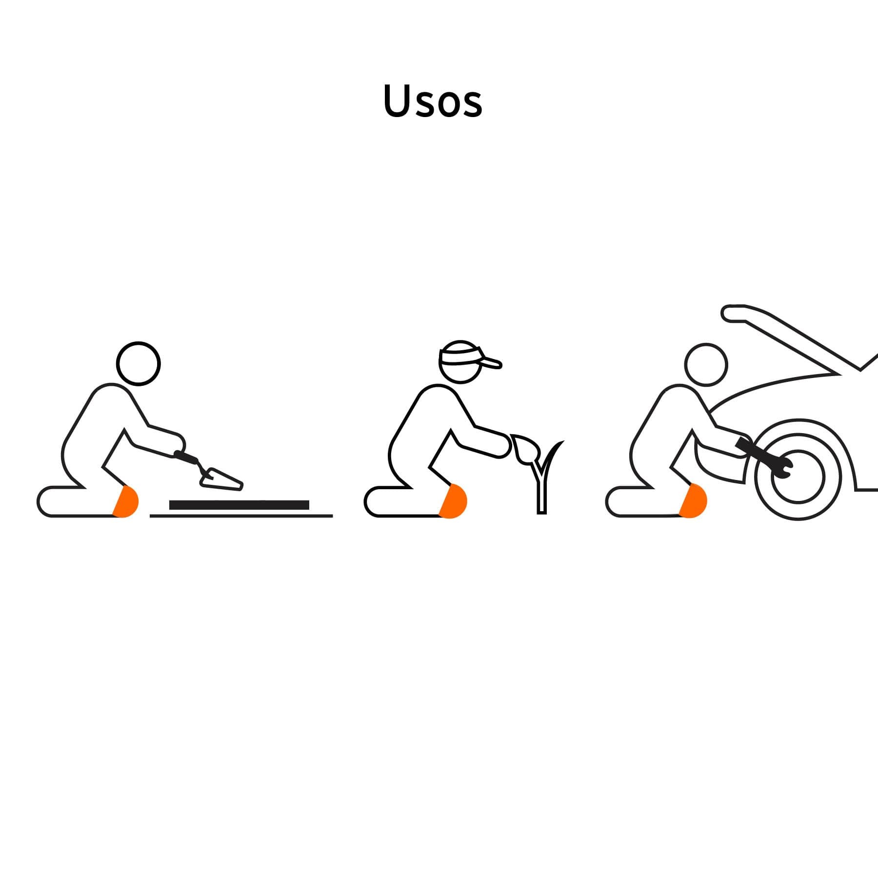 RODILLERAS LIGERAS DE GEL Y EVA, TRUPER 12951