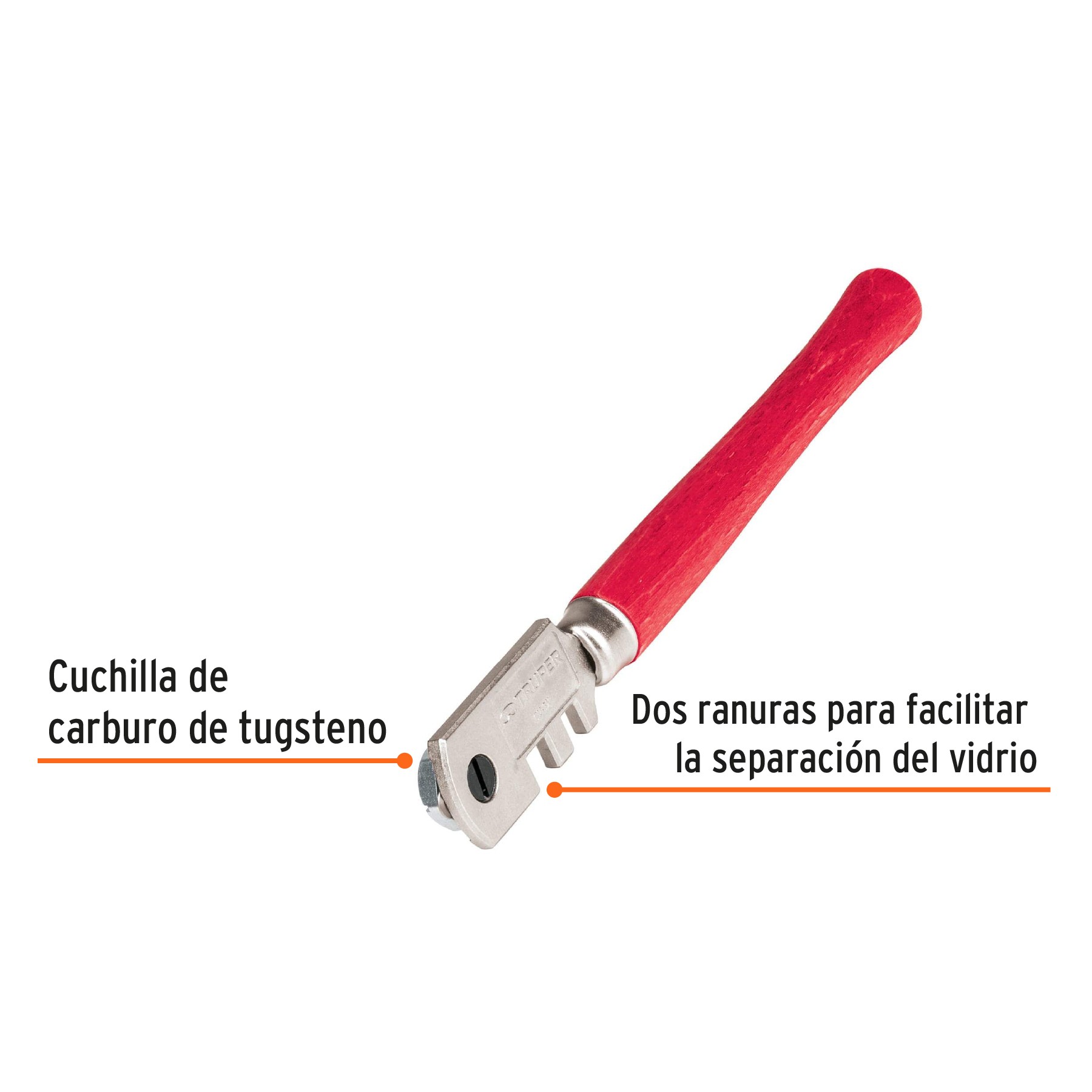 CORTADOR DE VIDRIO 5" CON 6 CUCHILLAS, TRUPER 12954