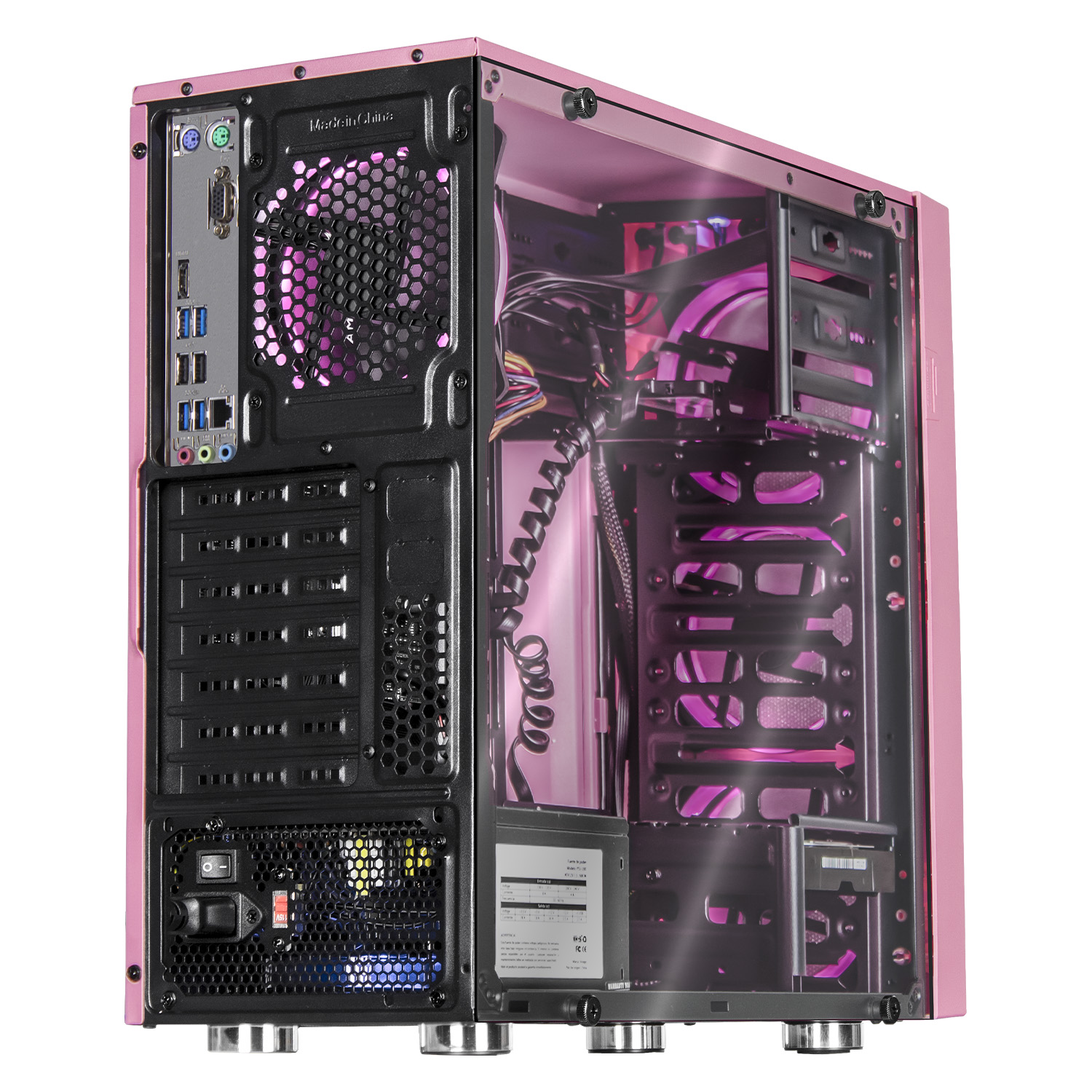 Xtreme PC Gaming AMD Radeon Vega Renoir Ryzen 5 4600G 16GB SSD 240GB 3TB Monitor 27 WIFI Pink 
