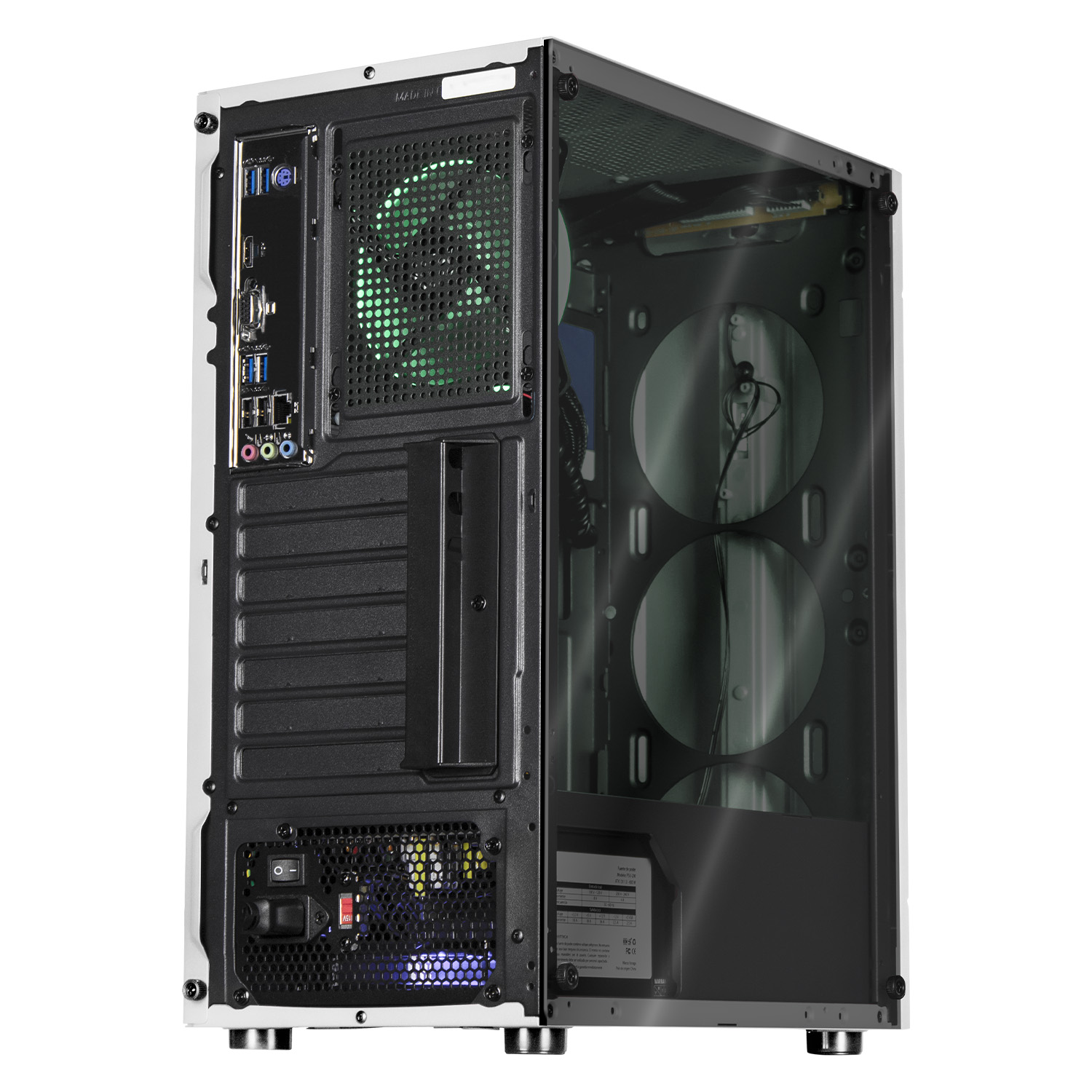 Xtreme PC Gaming AMD Radeon Vega Renoir Ryzen 5 4600G 16GB SSD 240GB 3TB Monitor 27 WIFI White 