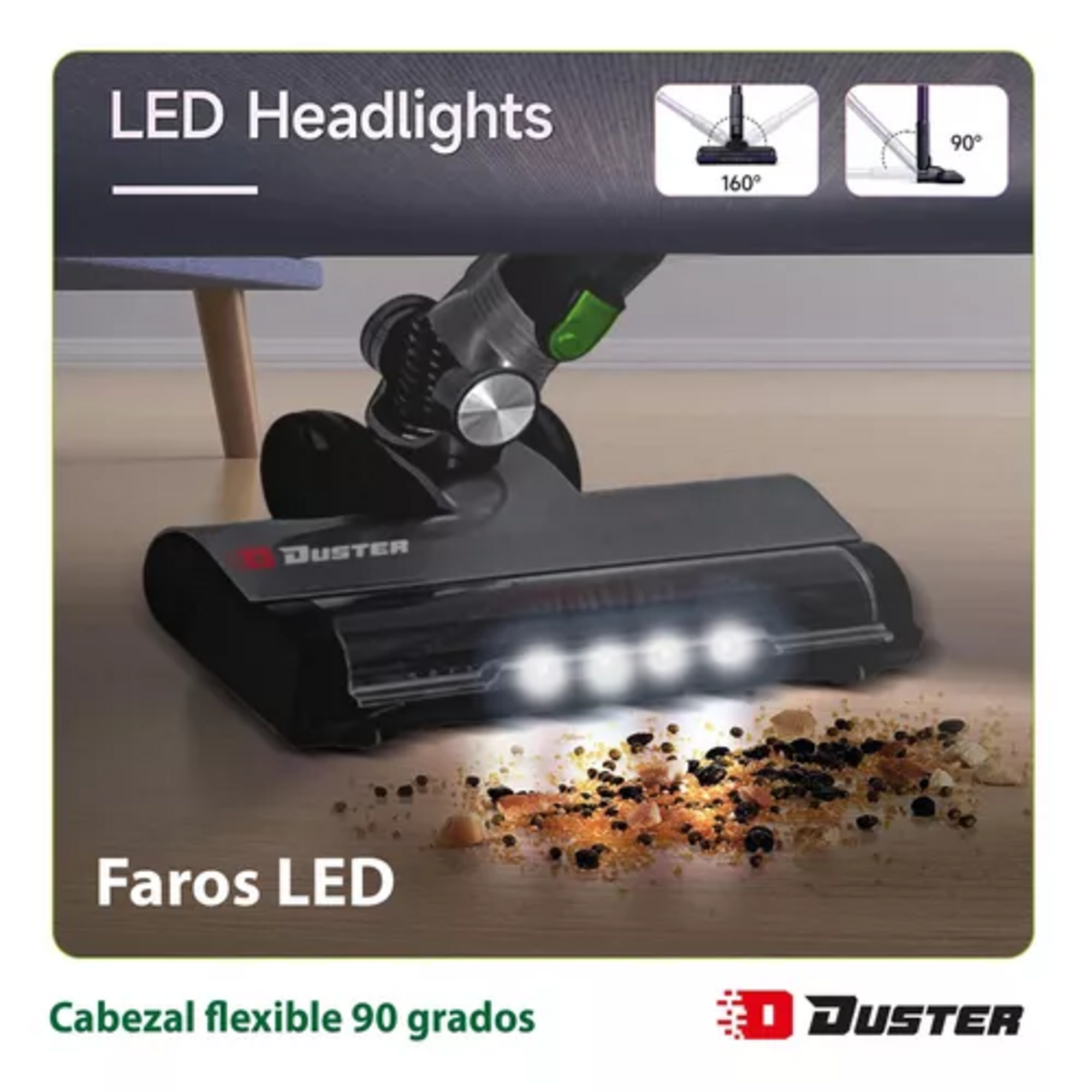 Aspiradora Duster inalambrica Tornado XR17 Turbo