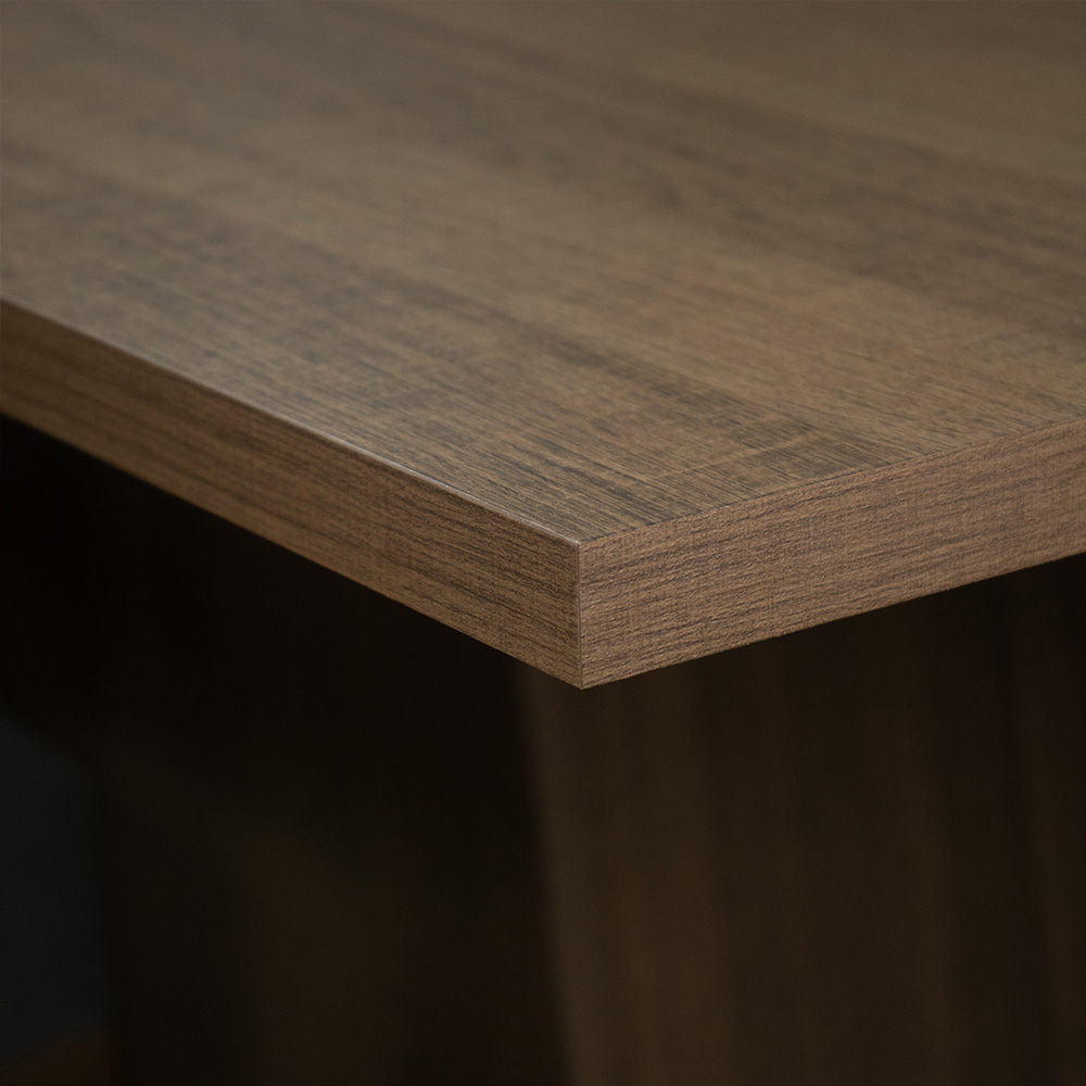 Juego de Comedor Mesa de Madera con 8 Sillas Doris de Madesa Marron/Plata
