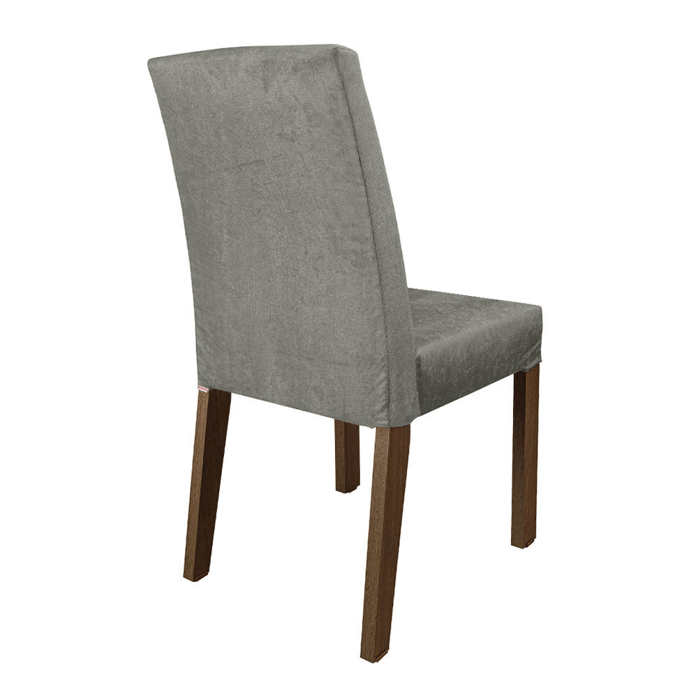 Juego de Comedor Mesa de Madera con 8 Sillas Doris de Madesa Marron/Plata