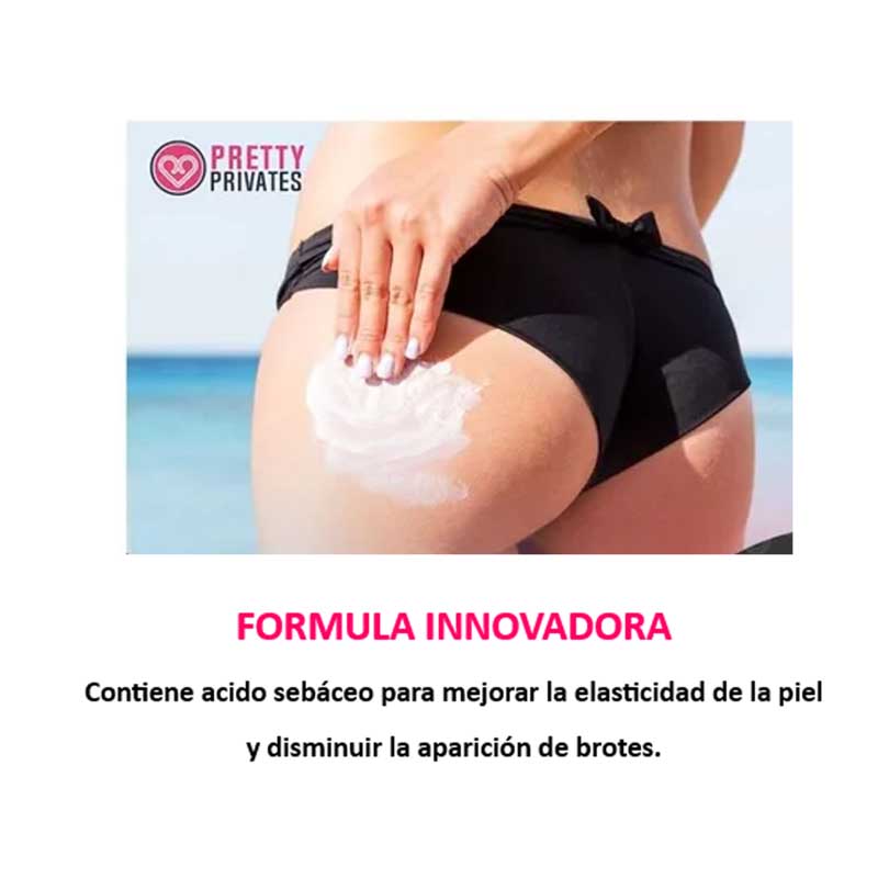 Crema Hidratante Pretty Privates Elimina Acné de Gluteos y Espalda 60ml Butt Cream 