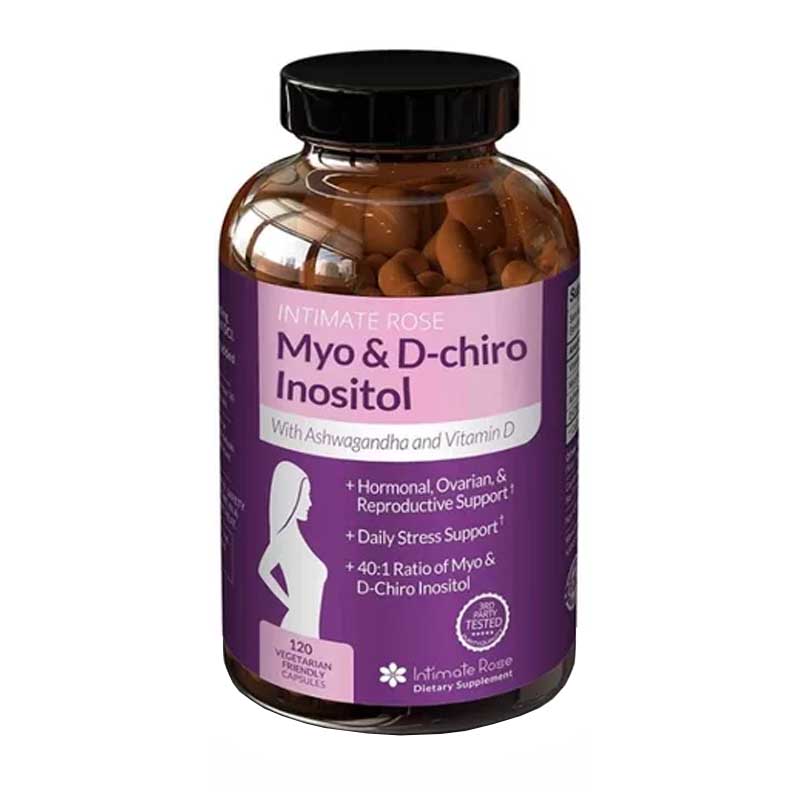 Myo & D-Chiro Inositol Intimate Rose + Vitamina D3 90mcg con 120 capsulas 