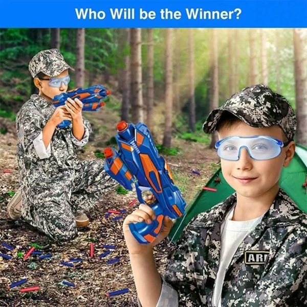 Pistola Juguete De 40 Dardos Espuma Niño Compatible Nerf - Monbelle