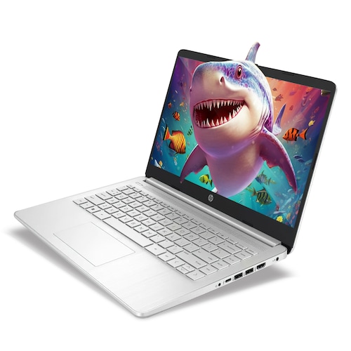 Combo Laptop HP 14-DQ0518LA Intel Celeron-N4120 4GB 128GB 14Pulg HD W11H + Audifonos