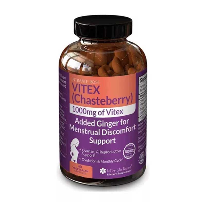 Apoyo Ciclo Mensutrual Vitex Fruit 1000mg 60 capsulas Baya Vitex 