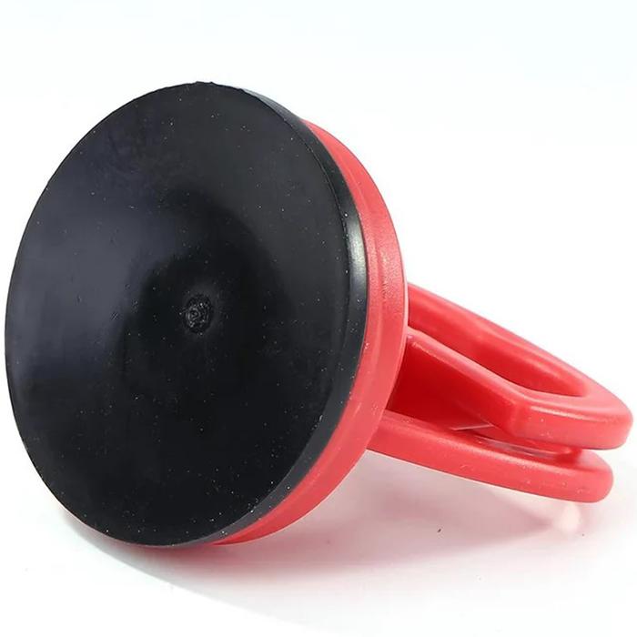 Ventosa Reparadora Automotriz MXFXR-004-3 4 Piezas Mini Rojo Plástico ABS y Caucho 58mm x 70mm Carga Max 15kg, CarFixRed