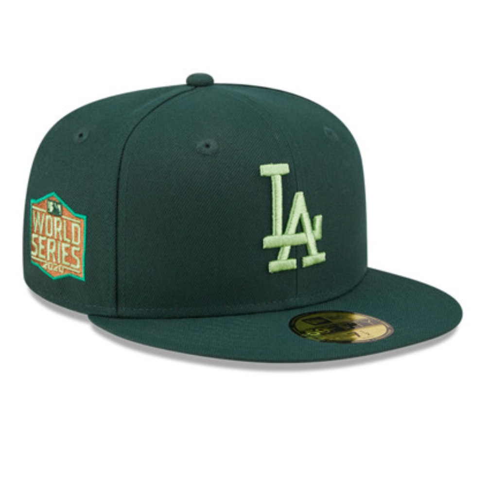 Gorra New Era 59FIFTY Cerrada Los Angeles Dodgers Verde World Series 60243835