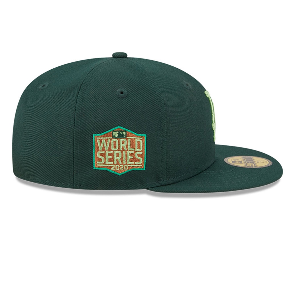 Gorra New Era 59FIFTY Cerrada Los Angeles Dodgers Verde World Series 60243835