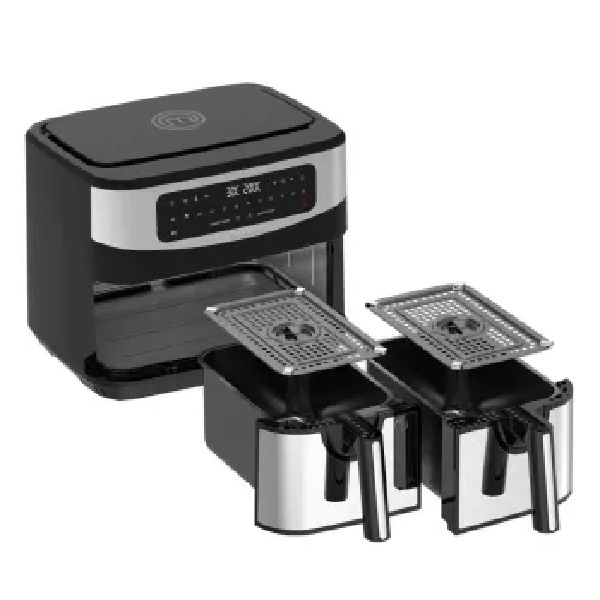 Freidora De Aire Masterchef Huken MK-AFD-9S Doble Canasta 
