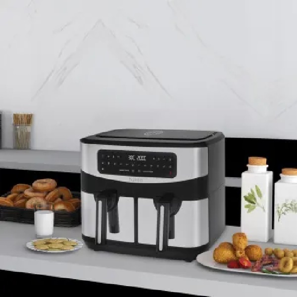 Freidora De Aire Masterchef Huken MK-AFD-9S Doble Canasta 