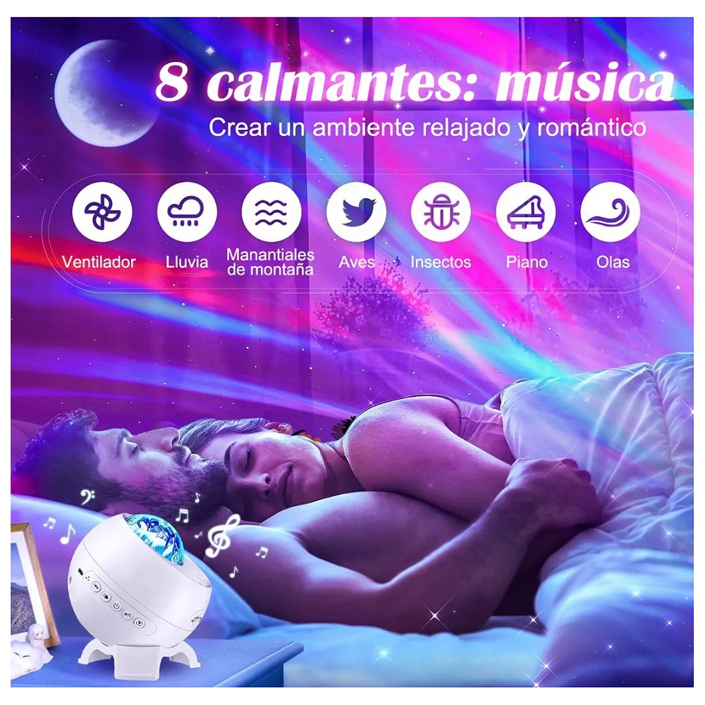 Proyector De Estrellas Galaxy 15 Colores