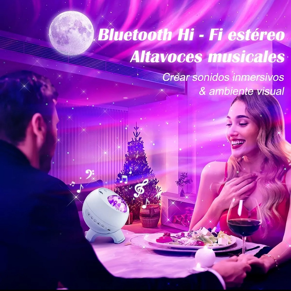 Proyector De Estrellas Galaxy 15 Colores