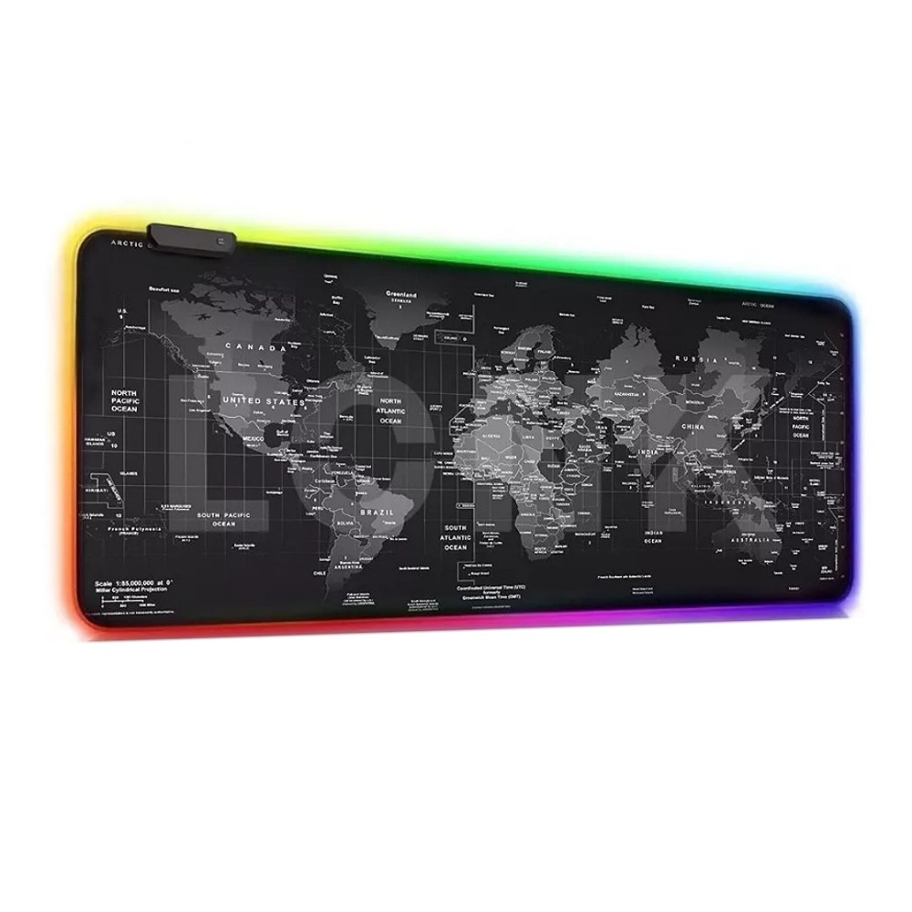 Alfombrilla De Ratón Gamer Rgb Luz Led Lonk Alfombrilla