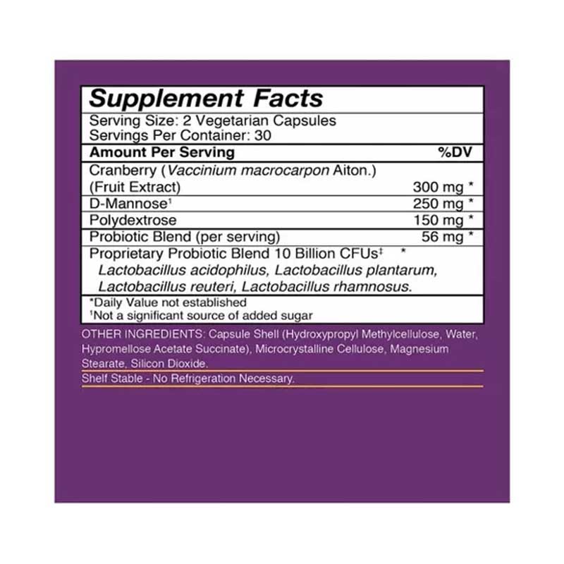 Probioticos Vaginales D Manosa 250mg Intimate Rose 60 capsulas