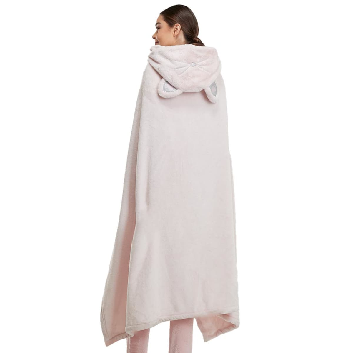 Capa de descanso Love to Lounge con capucha, color rosa, para mujer, mod. 1091542