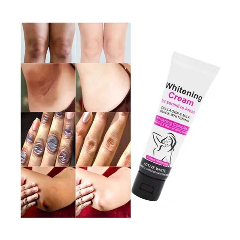 Crema Blanqueadora Aichun Beauty + Colageno Area Sensible Elimina Manchas 52ml