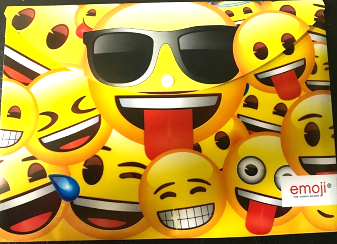 Paquete Con 12 Piezas De Sobres De Plástico - Emoji