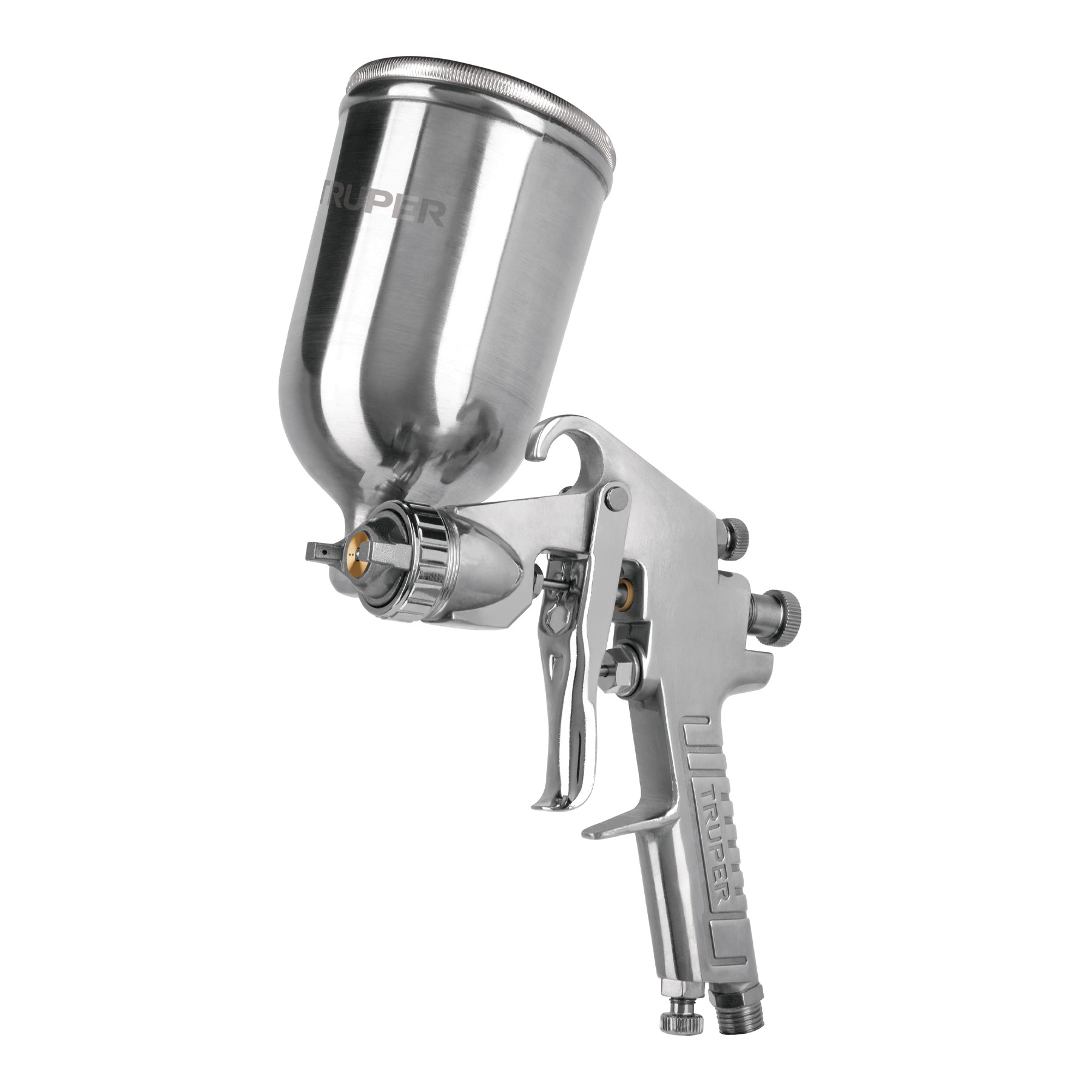 PISTOLA P/PINTAR GRAVEDAD LVMP VASO ALUMINIO, 2 MM, TRUPER 13060