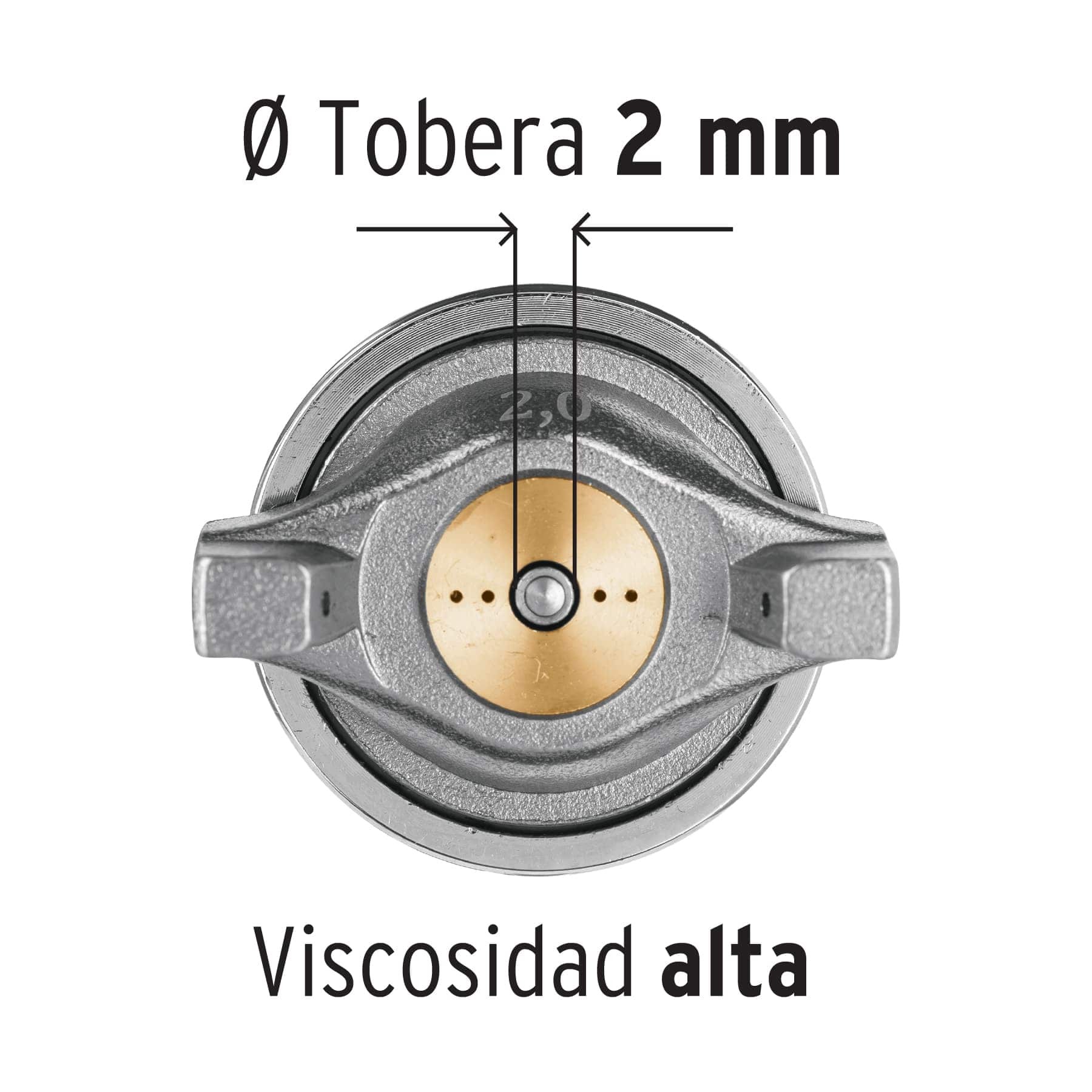 Pistola Para Pintar De Gravedad Lvmp 400 Ml, Boquilla 1 Mm Truper TRUPER