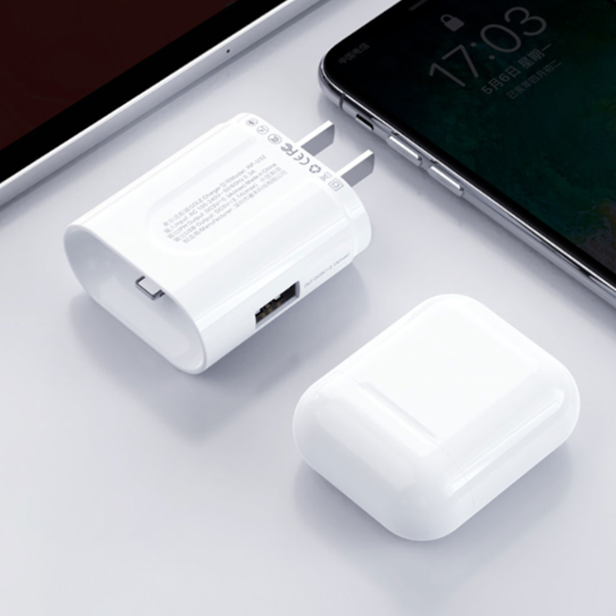 Adaptador Remax Doble Cargador.