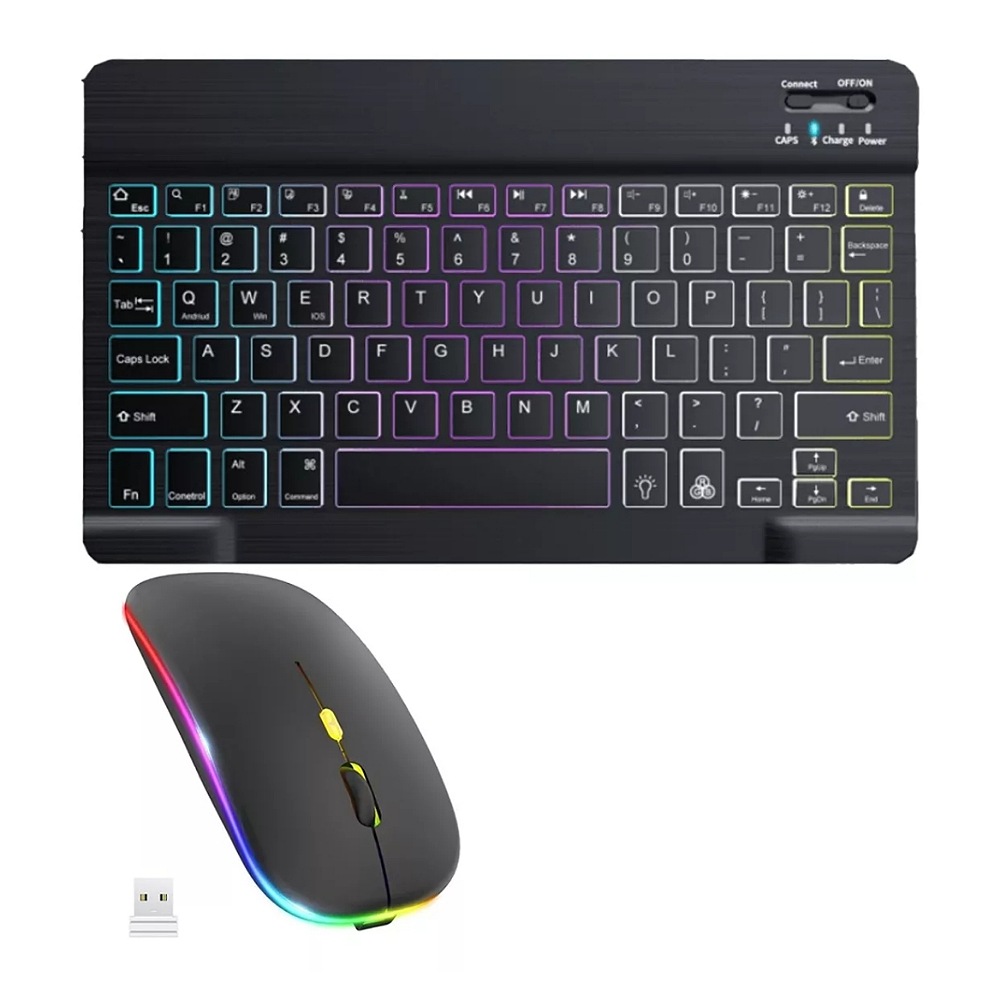 Mouse Bluetooth Recargable Teclado Y Mouse Inalambrico Para Ipad