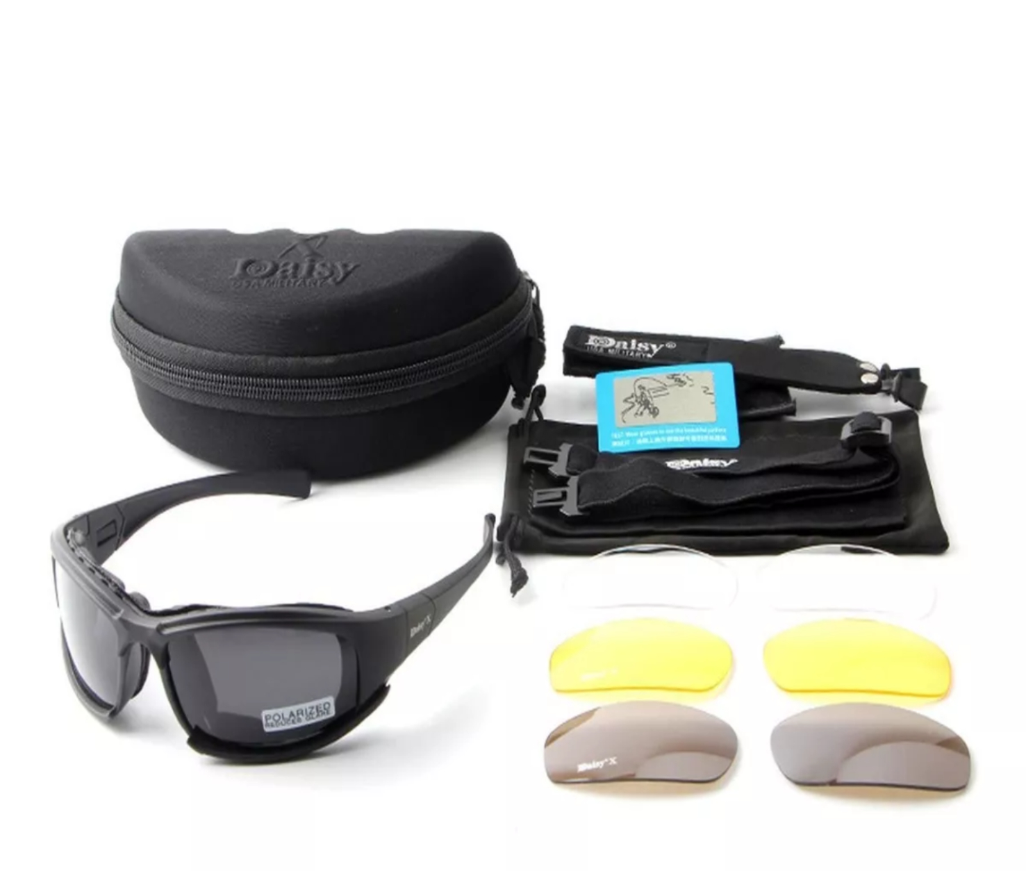 Lentes Tácticos Daisy X7 Deportivos Para Motocicleta Y Campo