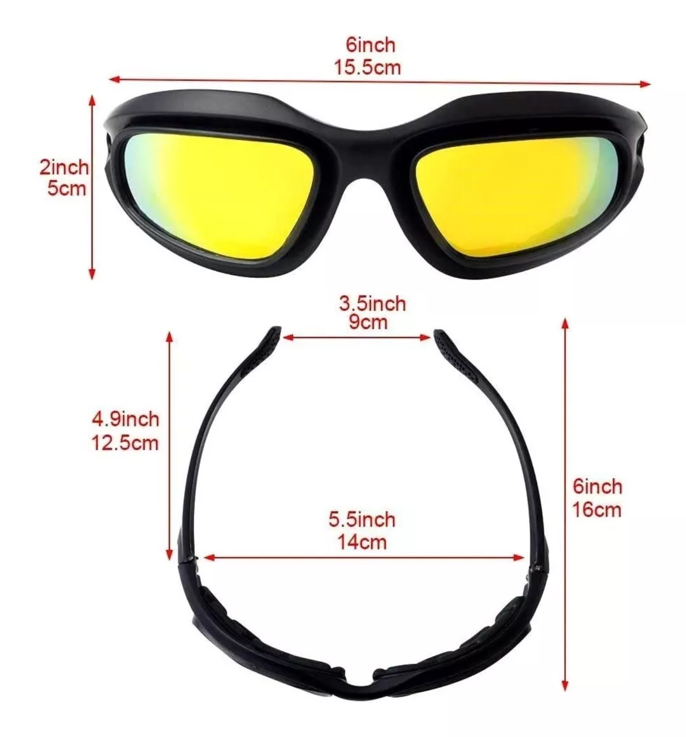 Lentes Tácticos Daisy X7 Deportivos Para Motocicleta Y Campo