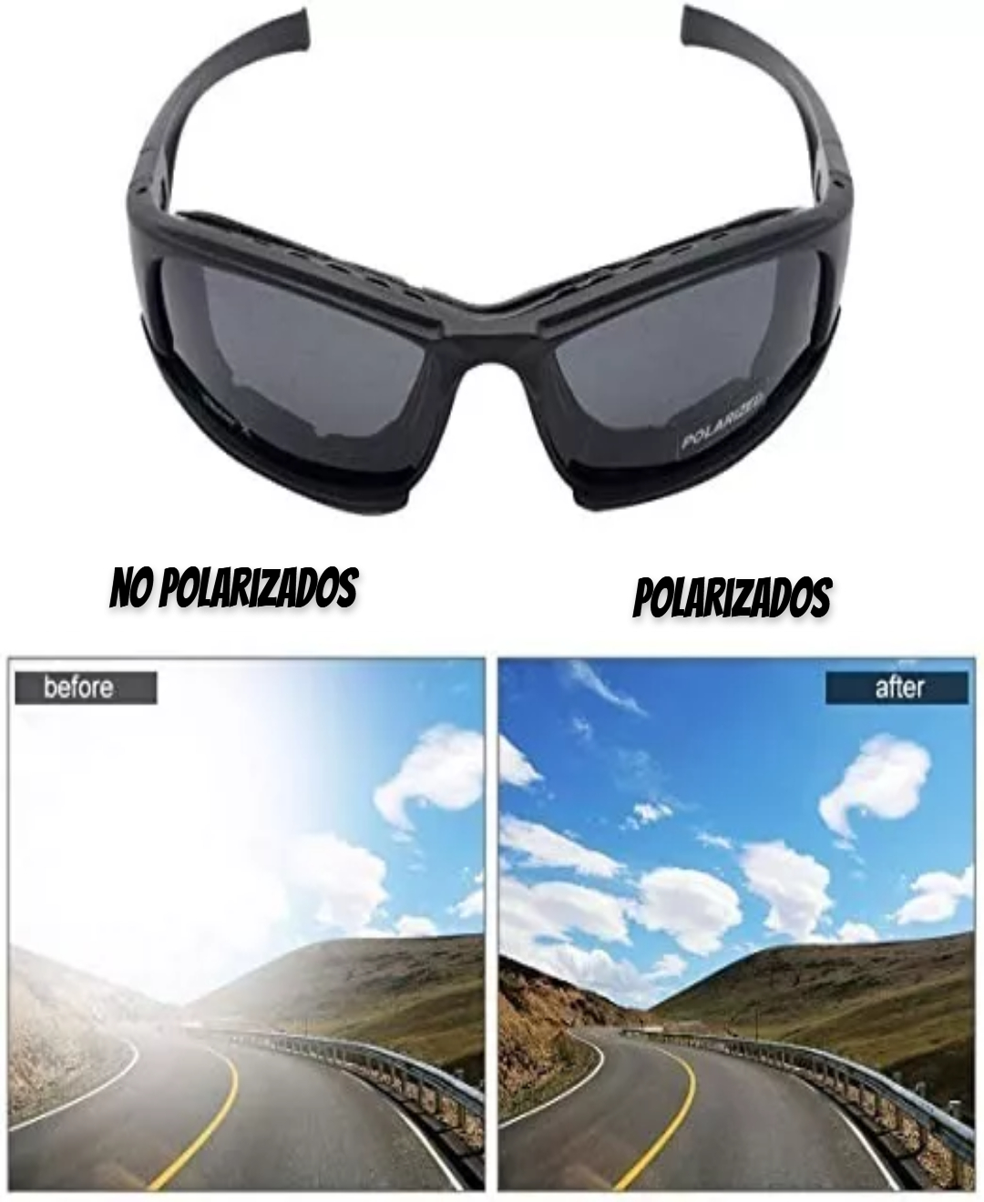 Lentes Tácticos Daisy X7 Deportivos Para Motocicleta Y Campo