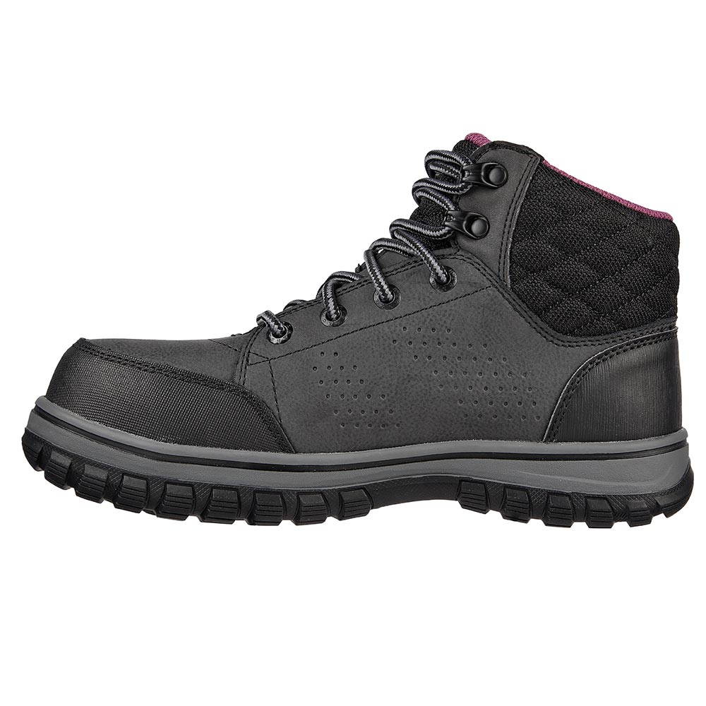Bota Skechers Mujer Mccoll Toe Punta De Seguridad Dieléctrico Original 