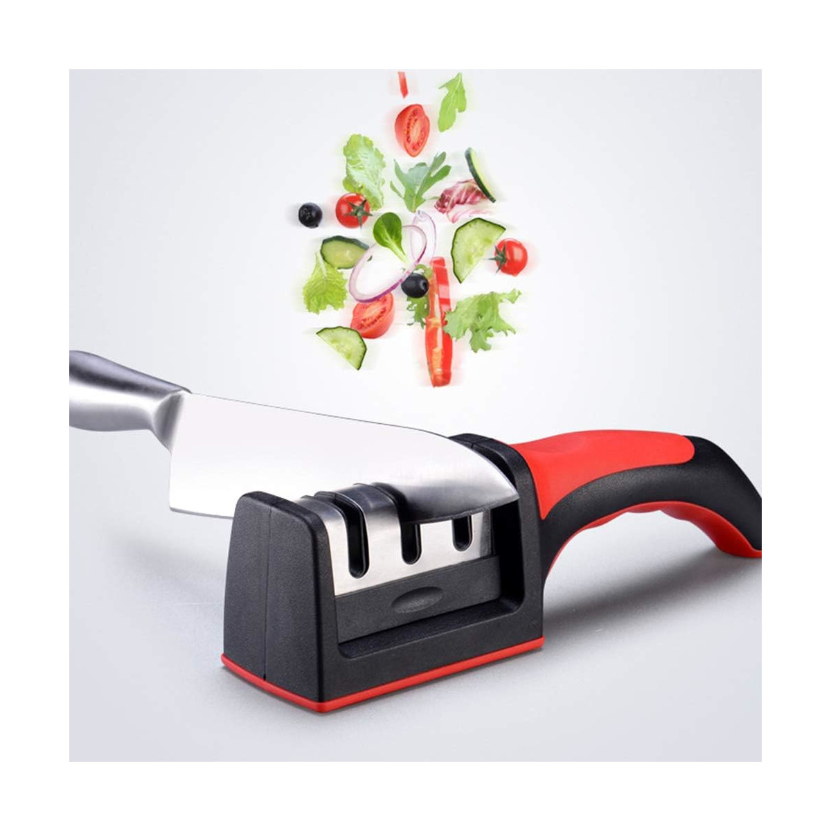 Afilador Profesional para Cuchillos con Piedra de Tungsteno - Precision en el Afilado para un Rendimiento Óptimo en Todas tus Tareas Culinarias