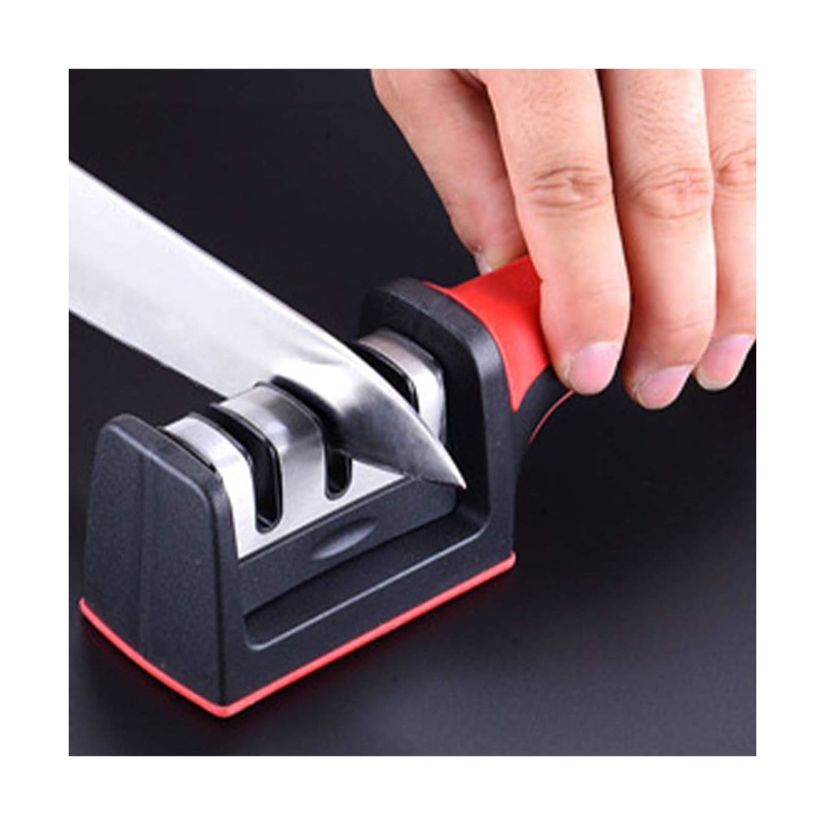 Afilador Profesional para Cuchillos con Piedra de Tungsteno - Precision en el Afilado para un Rendimiento Óptimo en Todas tus Tareas Culinarias