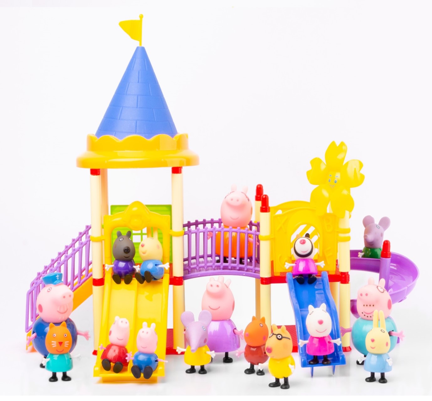 Pequeña Cerdita Pepa Juguete El Parque 16 Pcs/set The Park