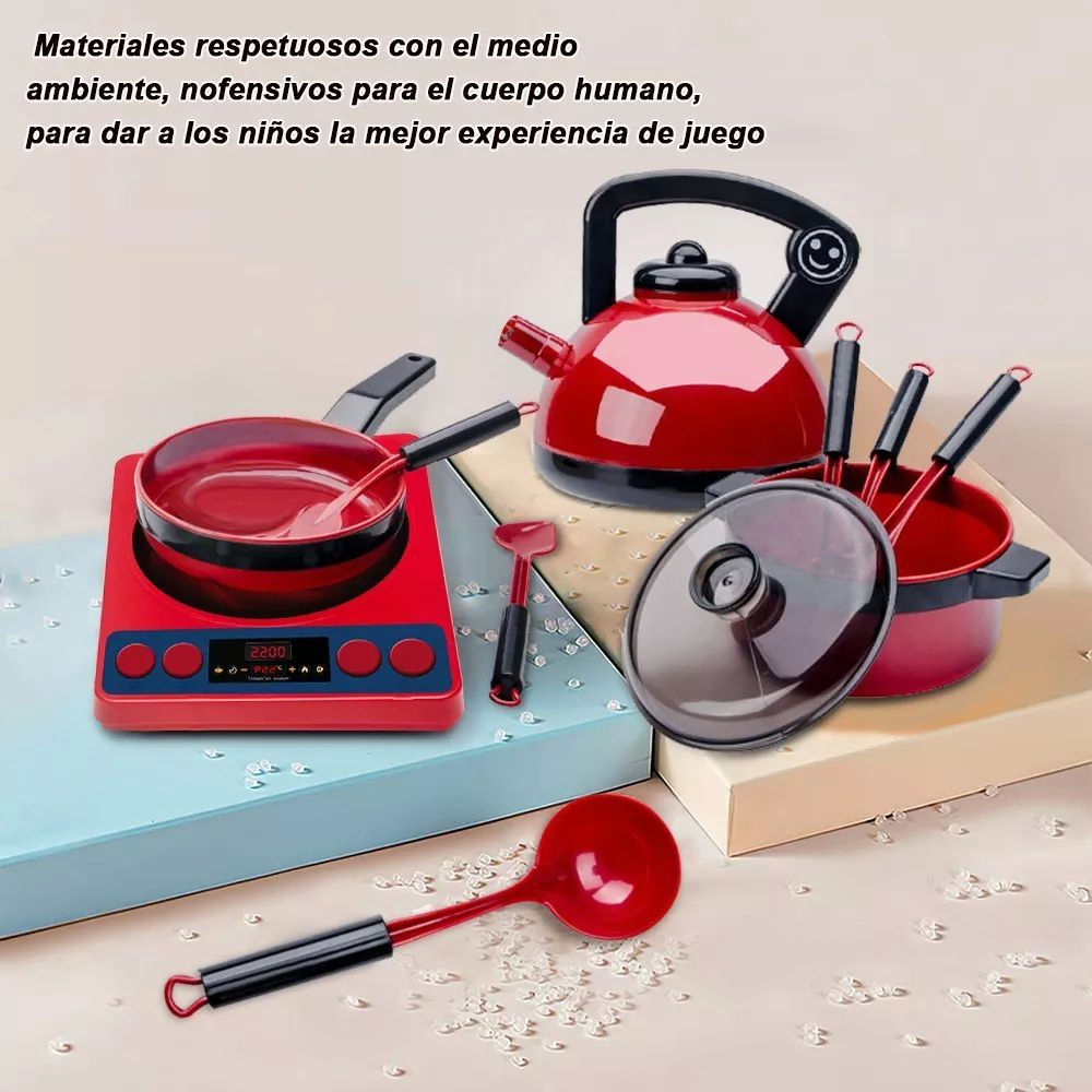 61pzs Juguetes De Cocina Para Ninos Utensilios Cocina Comida