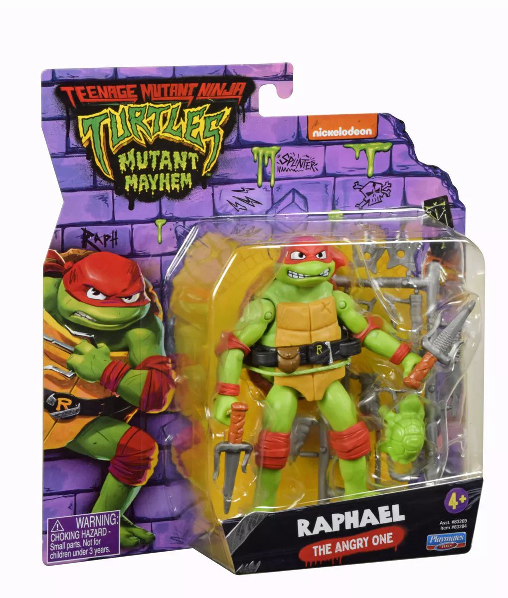 Tmnt Movie Rafael Figura De Acción De 4.6'' Tortugas Ninja Película Caos Mutante Juguete De Bandai