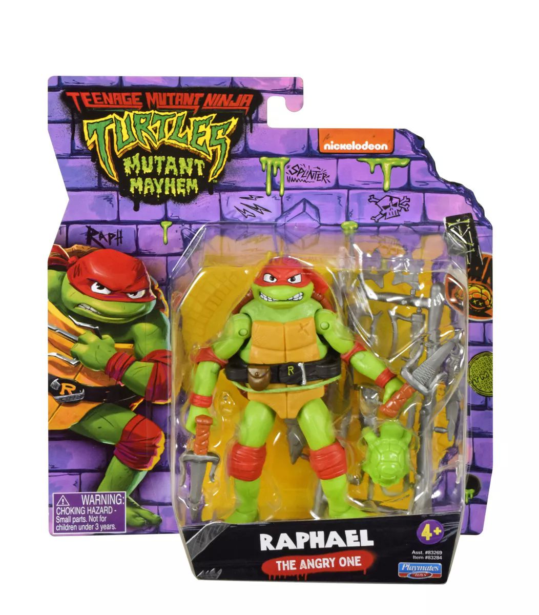 Tmnt Movie Rafael Figura De Acción De 4.6'' Tortugas Ninja Película Caos Mutante Juguete De Bandai