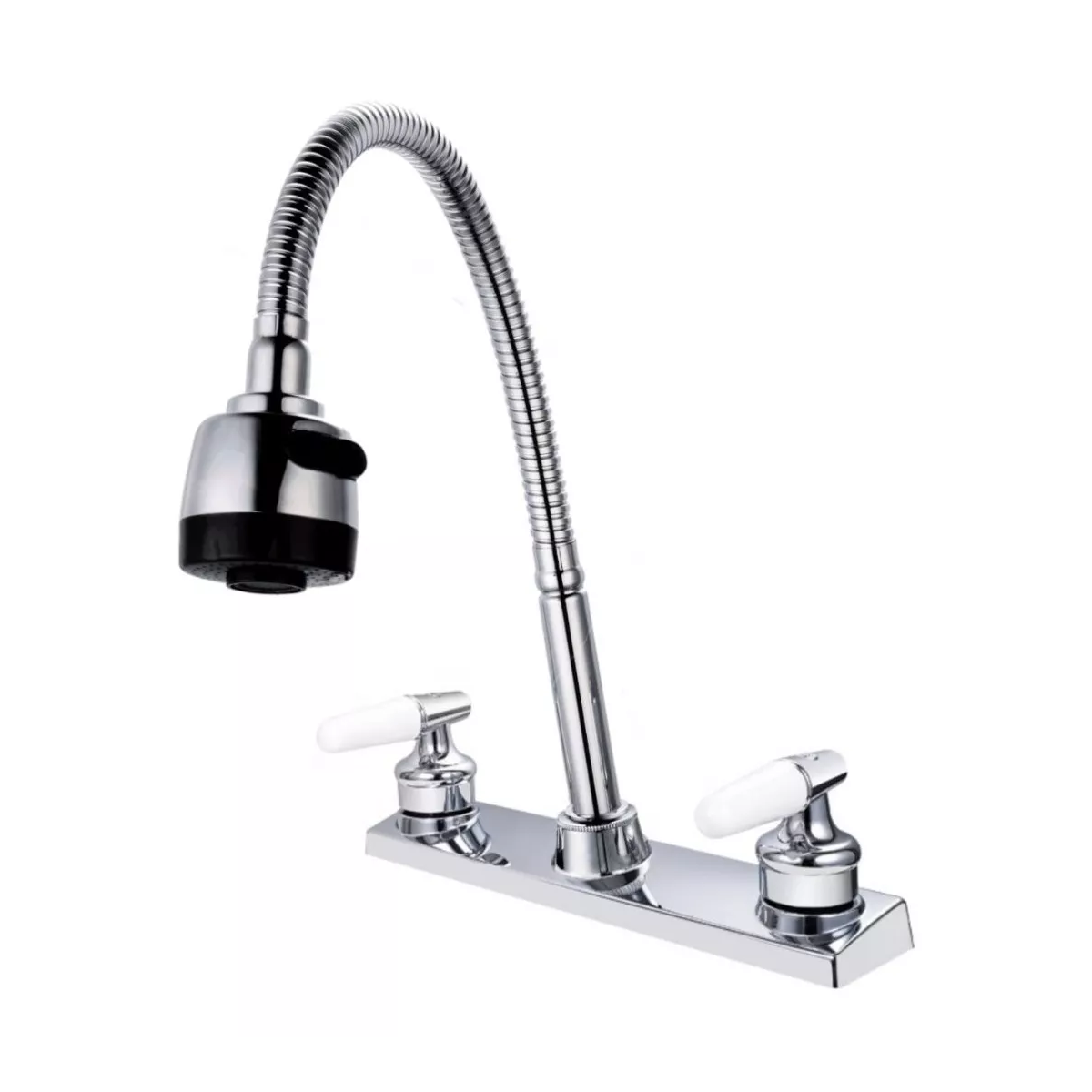 Llave Mezcladora Para Fregadero Cuello Flexible Tarja/cocina