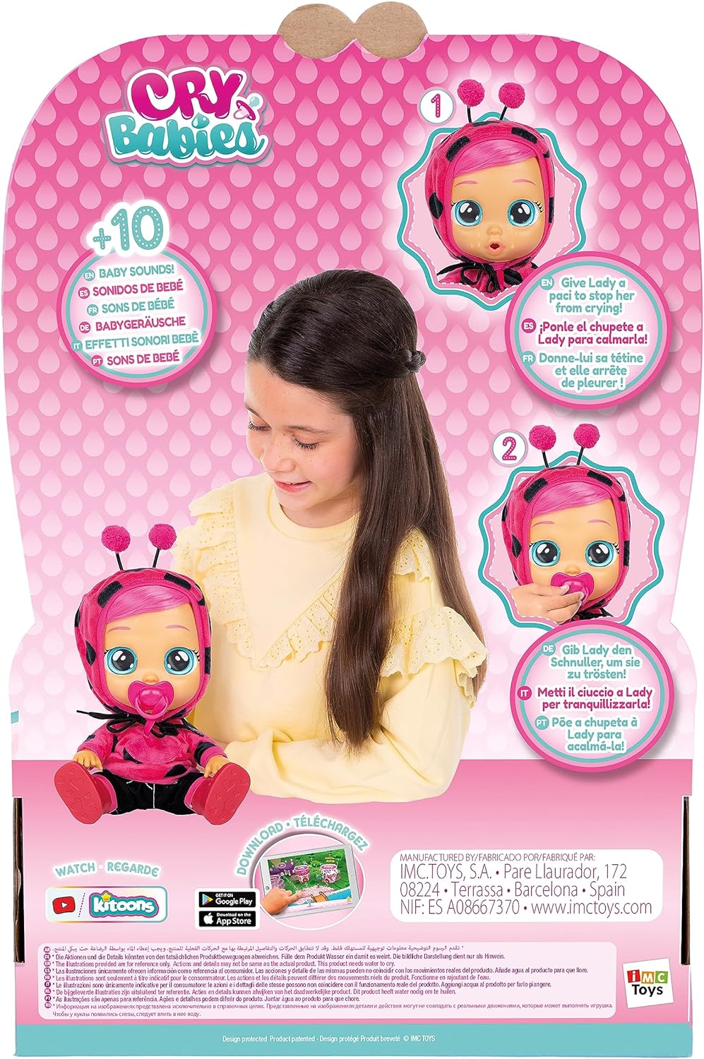 Cry Babies Bebés Llorones Dressy Lady 10 Sonidos De Bebé