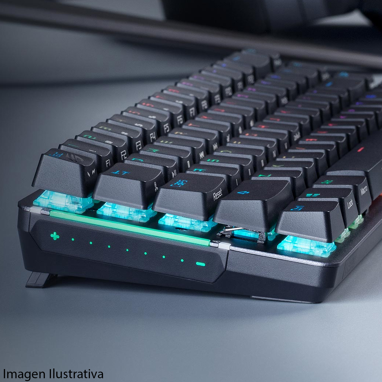 Teclado Gamer Mecanico ASUS M601 ROG Falchion Switch ROG NX Brown Inalambrico RGB 