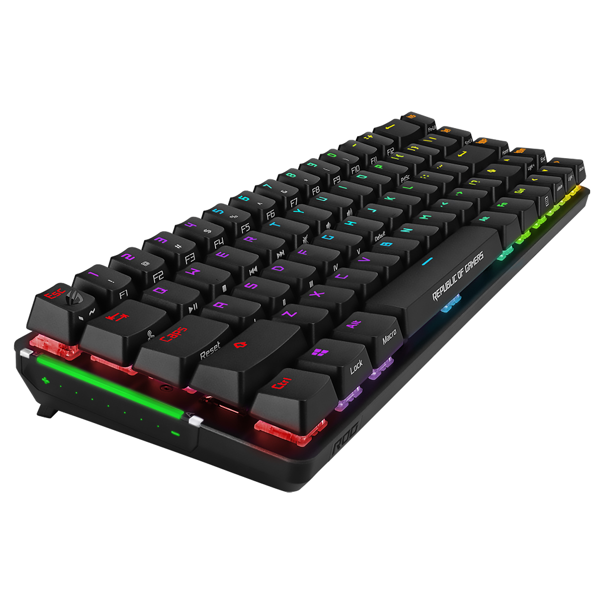 Teclado Gamer Mecanico ASUS M601 ROG Falchion Switch ROG NX Brown Inalambrico RGB 