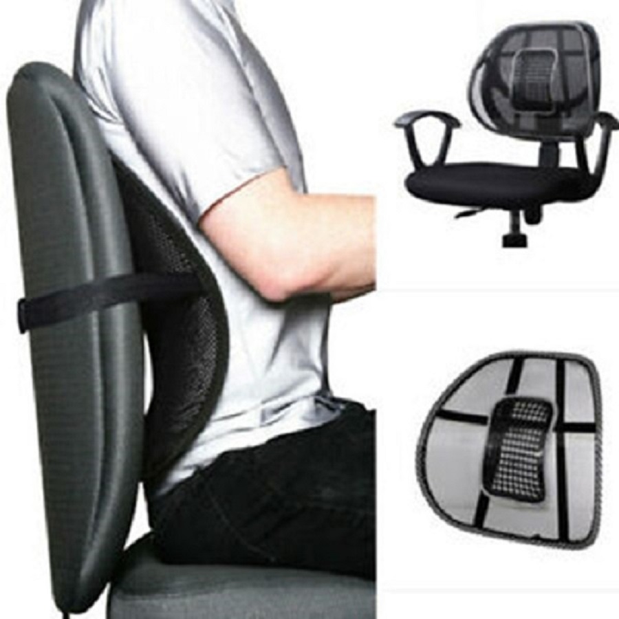 2 Respaldo Asiento Lumbar Auto Soporte Espalda Silla Oficina